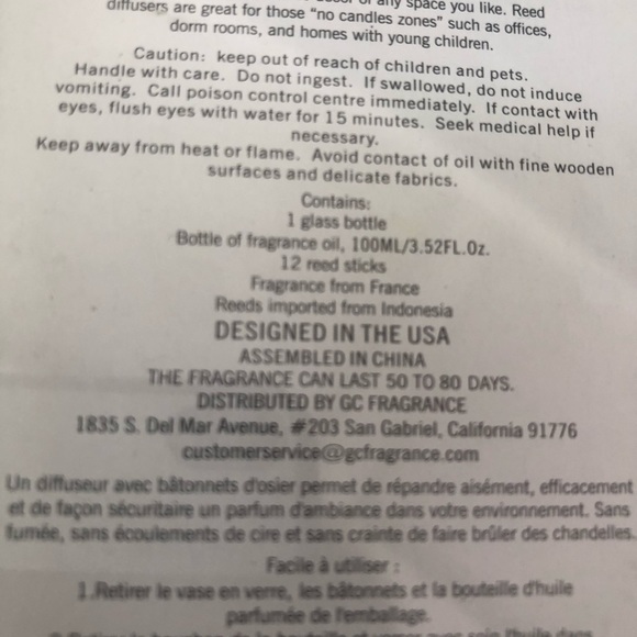 Aromatherapy Diffuser Set Vanilla Grapefruit NWT - Picture 4 of 12